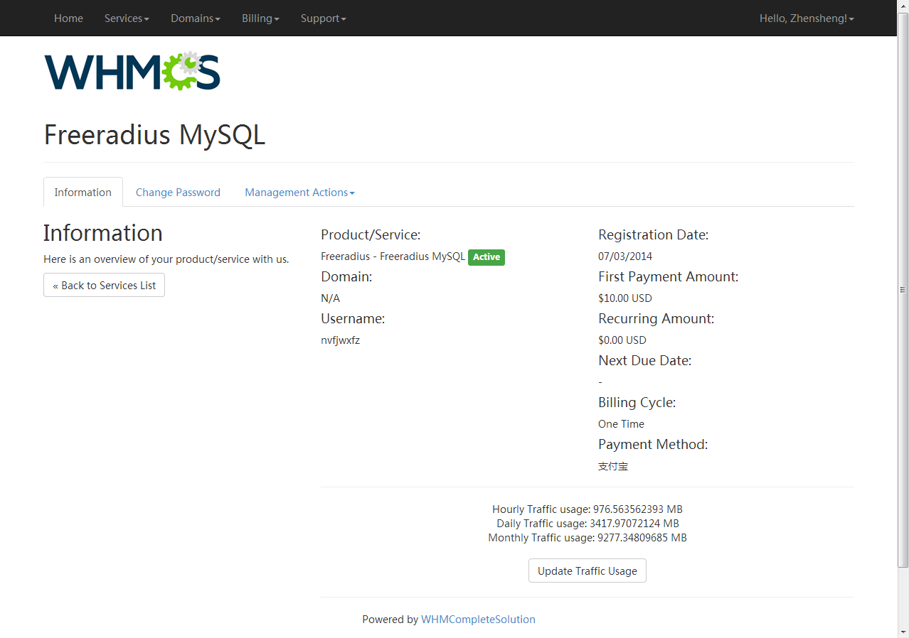 Freeradius MySQL